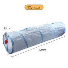 트레저 인터랙티브 애완 동물 고양이 터널 무지개 러닝 트랙 롤링, 1개, 1.Bags