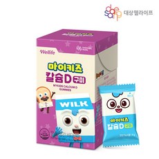 대상웰라이프 마이키즈 칼슘D구미(4g x 60구미) 1박스, 없음, 1개, 4g