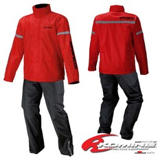 코미네 RK-543 STD Rainwear 비옷 오토바이 레인코드, BLACK