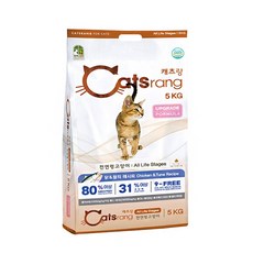 캐츠랑 NEW 전연령 올라이프 고양이 건식사료 단백질원 80% 조단백 30%, 닭 + 참치, 5kg, 1개