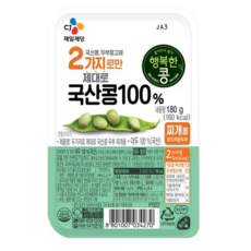 행복한콩 2가지로만 국산콩 찌개용두부 180g, 40개