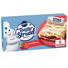 Pillsbury 필즈베리 토스터 슈트루델 패스트리 딸기맛 331g 3개