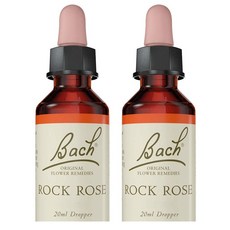 Bach Original Flower Remedy 영국 바흐 오리지널 플라워 레미디 락로즈 플라워 에센스 20ml 2팩, 1개