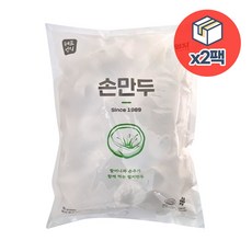 엄지 고기손만두 1.4kg x 2팩, 2개