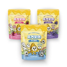 요거모야 유아용 동결건조 큐브 치즈볼 3종, 51g, 1세트, 치즈큐브 3종 세트