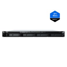 시놀로지 RS822RP+ 4베이 렉타입 NAS 스토리지 24TB [6TBX4] (초기설정+원격지원무료) 시놀로지 HAT3300 HDD장착/공식인증점