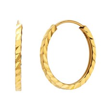 순금파이프링귀걸이