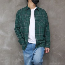 콘피아르 세미오버핏 타탄체크 카라셔츠 TC6101 [M(95)~4XL(120)]