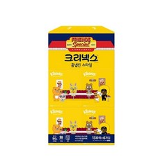 크리넥스 홈냅킨 스타일 130매, 화이트, 12개, 130개