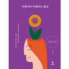 이제서야 이해되는 불교(큰글자책):단숨에 읽어지고 즐겁게 깨치는 원영 스님의 불교 수업, 불광출판사