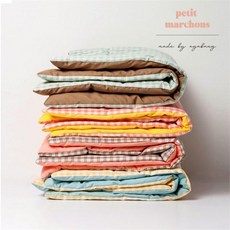쁘띠마르숑 유아 이불 BROWN PINK MINT YELLOW 72N084901