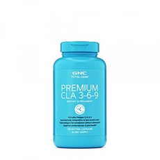 GNC Total Lean Premium CLA 3-6-9 120 Softgels Supports Exercise and Muscle Rec