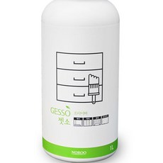 페인트 젯소 1L 화이트 페인팅 은폐 페인트젯소 무광, 1개