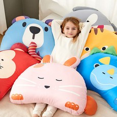 [헬로하이주]애착동물 베개 대형(솜포함) 아기베개 유아베개, 단품, 1개