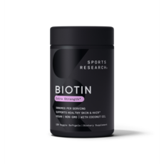 스포츠리서치 비오틴 5000mcg 베지 소프트젤 글루텐 프리, 120정, 1개 1개, 120개입, 120정