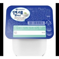 떠먹는요구르트 플레인 연세우유 80Gx24EA, 80G