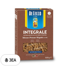 데체코 통밀 메찌 펜네 스파게티면, 500g, 3개