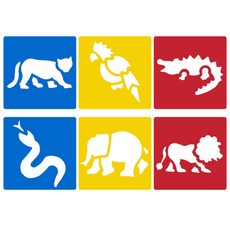 동물스텐실도안