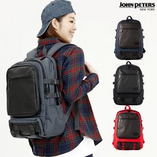 [존피터] 7007M Double Check Backpack (택1) / 존피터백팩 더블체크 백팩