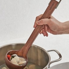 한샘 토피 국자 원목 조리도구 아카시아 천연목, 1개, 선택:01.한샘 토피 조리도구_국자