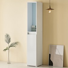 거울달린틈새장