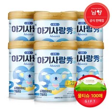 뉴 아기사랑 수 분유 2단계 750g, 6개