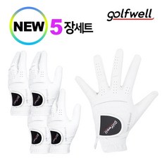 골프웰 골프웰 남성 극세사원단 골프장갑 5장 1세트(GW-GV02), 22(5장1세트)
