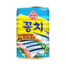 오뚜기 소문난 오뚜기꽁치(캔) 400G 분식 말모말모 요리레시피, 2개