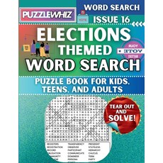 (영문도서) Elections - Themed Word Search - Fun & Educational Puzzles for Kids Teens and... Paperback, Puzzlewhiz, English, 9798330500062