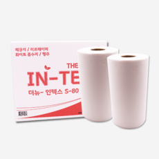 더뉴-인텍스 S-80 무형광흡수지 (미트페이퍼 / 다회용 행주) 핏물제거 흡수지 육즙제거 정육흡수패드, 1개