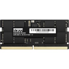 KLEVV DDR5 32GB 1x32GB 5600MHz CL46 ADIE 1.1V SODIMM Laptop Ram Memory SK Hynix Chip KD5BGSA8056G4, 16GB (1 x 16GB)_5600MHz | Blac, 1개
