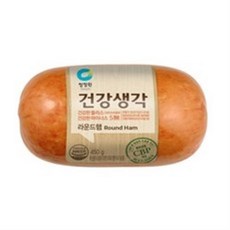 청정원 건강생각 라운드햄, 4개, 450g