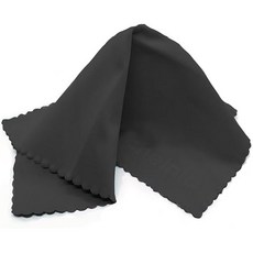 chelnLa 10장 세트 클리닝 클로스 극세사 개별포장 검정 18x15cm 검은색, 상품명참조, 1개