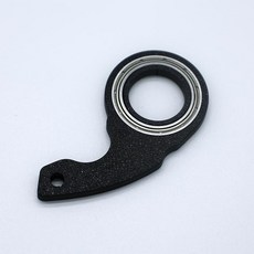 Keyspinger 키체인 열쇠고리 스피너 키링, Keyrambit 1.0, 블랙, 1개