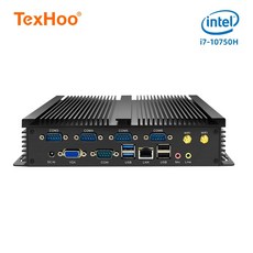 미니데스크탑 스틱pc TexHoo 미니 PC 컴퓨터 인텔 코어 i7-10750H i5-10300H 윈도우 11 프로 10 리눅스 시스템 유닛 sforum 전문가용 ITX RS232, 04 8G RAM 2TB HDD, 04 Intel i5-4310M 2COM