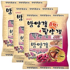 크라운 밤양갱 + 팥양갱, 400g, 3세트