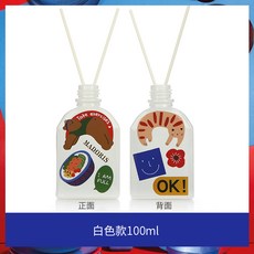 아로마오일 madoris취미 스티커 예술 불없는 디퓨저 덩굴 오일 침실 향 가정용 수면돕는 향기, T06-새벽 좋은아침, C02-화이트 100ml