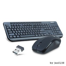 프리몰 스마텍 무선 데스크탑STC-200무선키보드, 단일상품, 블랙