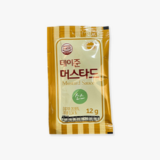 [피자다마켓] 태원식품 테이준 머스타드소스 일회용(12g*250ea), 12g, 250개