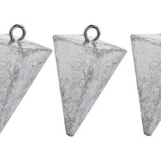닥터피쉬 5팩 피라미드 싱커 소금물 낚시 무게 1oz32oz2LB 삼각형 서핑 장비 태클 납 고양이 폼파노, 12oz-3 Pack