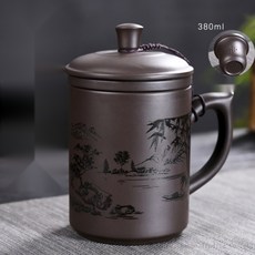 차거름망 찻잔 세트 차우리는컵, 17_타입Q 찻잔+뚜껑+거름망, 1개