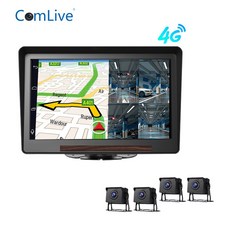 캠라이브 최신 4G Android 90 트럭 카메라 GPS 내비게이션 차량 레코더Wifi Bluetooth 및 원격 모니터 DVR/Dash Camera, 없음