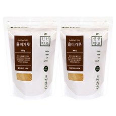 타이거아울렛 국산 100% 율피 가루 300g x 2팩 천연 율피팩 곡물팩 국내산 밤껍질 밤속껍질 분말 파우더 미용 마사지 팩, 2개