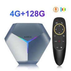 미디어박스 미디어플레이어 안드로이드 듀얼 와이파이 셋톱 TV 11 스마트 8K HD RGB 라이트 Amlogic S905X4 4GB 32GB 64GB 24G 5G BT41 A95X, 16) Eu 플러그  4G128G G10S - 미디어박스hd