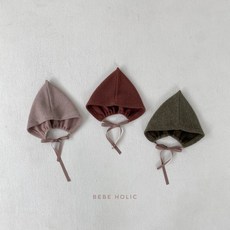 베베홀릭 니트 보넷 아기 베베 골지 가을 요정 모자