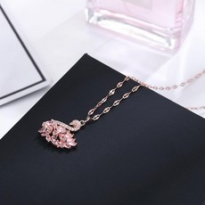 스와로브스키목걸이백조