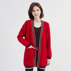 가을 온화한 바람 충돌 컬러 스트라이프 아우터 얇은 코트 세미 루즈 스웨터 숄