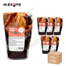 푸드올마켓_ 맘스맘 바베큐소스 2kg /냉장 한박스 (2kg x 5ea)-아이스박스무료, 5개