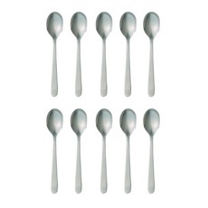무인양품 MUJI 디저트 스푼 4549738726715, 실버, 10개