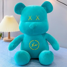 새로운 인형 만화 폭력 곰 봉제 인형 소녀 휴일 선물, 녹색, 1개